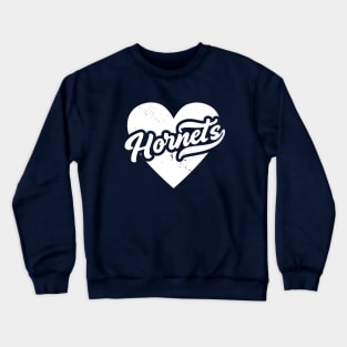 Vintage Hornets School Spirit // High School Football Mascot // Go Hornets Crewneck Sweatshirt